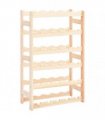 vidaXL Wine Rack for 30 Bottles Pinewood