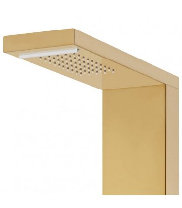 vidaXL Shower Panel System Stainless Steel 201 Gold