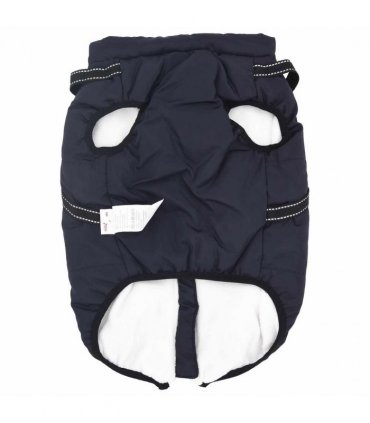 vidaXL Dog Coat Navy Blue L44
