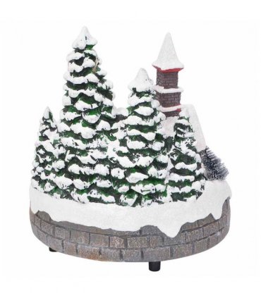 vidaXL Christmas Tabletop Multicolour 16 x 16 x 19 cm Resin
