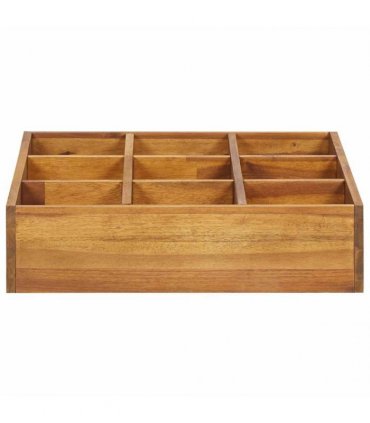 vidaXL Herb Garden Raised Bed Solid Acacia Wood 60x60x15 cm