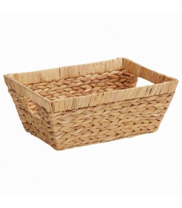 vidaXL Storage Baskets 2 pcs Natural 38 x 28 x 15 cm Water hyacinth