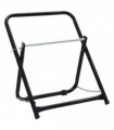 vidaXL Hose Reel Cart 48 cm 45 kg Black Powder-coated Steel
