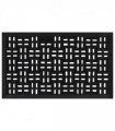 vidaXL Door Mat Rectangular 45x75 cm Rubber