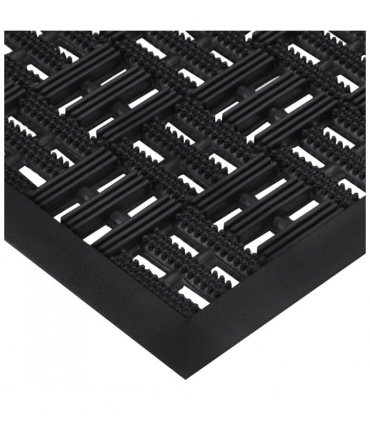 vidaXL Door Mat Rectangular 45x75 cm Rubber