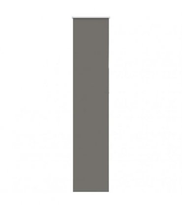 vidaXL Roller Blind Blackout Grey 60x230 cm Fabric Width 55.7 cm Polyester