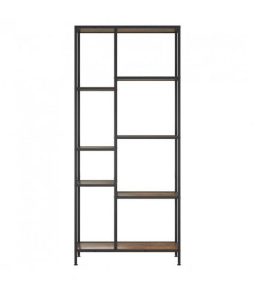 vidaXL Book Shelf 80x30x180 cm Steel and Engineered Wood