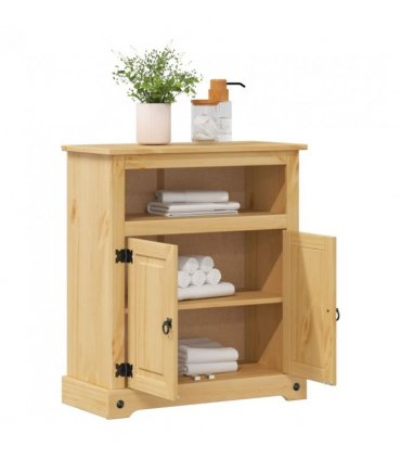 vidaXL Bathroom Cabinet Corona 70x33x80 cm Solid Wood Pine