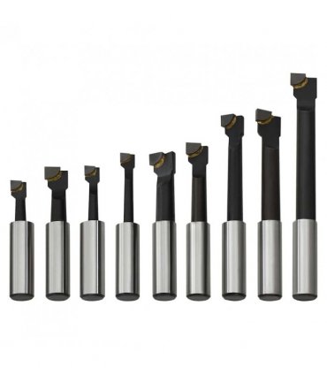 vidaXL Boring Cutters 9 pcs 12 mm with Wood Base