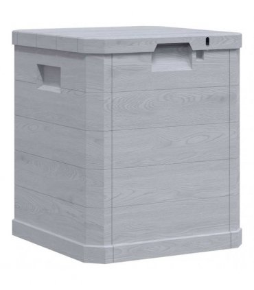 vidaXL Garden Storage Box 90 L Light Grey