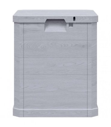 vidaXL Garden Storage Box 90 L Light Grey