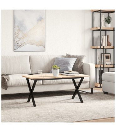 vidaXL Coffee Table Legs X-Frame 90x30x43 cm Steel