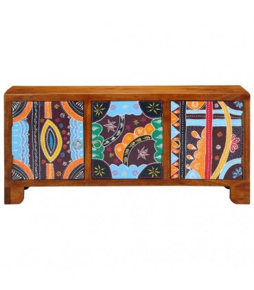 vidaXL Shoe Bench Honey Brown 100 x 35 x 45 cm Acacia Solid Wood