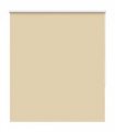 vidaXL Roller Blind Blackout Beige 140x175 cm Fabric Width 136.6 cm Polyester