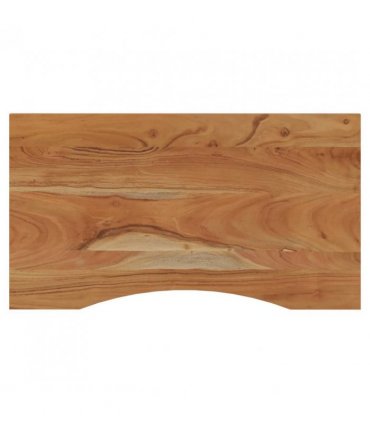vidaXL Desk Top 90x50x2.5 cm Rectangular Solid Wood Acacia