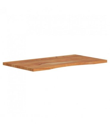 vidaXL Desk Top 90x50x2.5 cm Rectangular Solid Wood Acacia