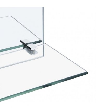 vidaXL Wall Mirror with Shelf 20x40 cm Tempered Glass