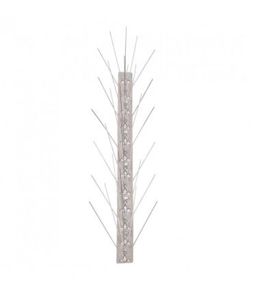 vidaXL 5-row Stainless Steel Bird & Pigeon Spikes Set of 20 10 m