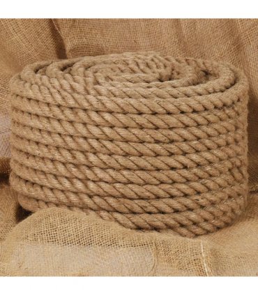 vidaXL Jute Rope 50 m Long 24 mm Thick