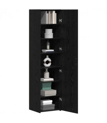 vidaXL Highboard Black Oak 45 x 42.5 x 185 cm