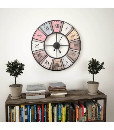 vidaXL Vintage Wall Clock with Quartz Movement 60 cm XXL