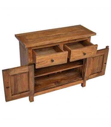 vidaXL Sideboard Solid Mahogany Wood 75x30x65 cm