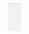 vidaXL Roller Blind Blackout White 65x130 cm Fabric Width 60.7 cm Polyester
