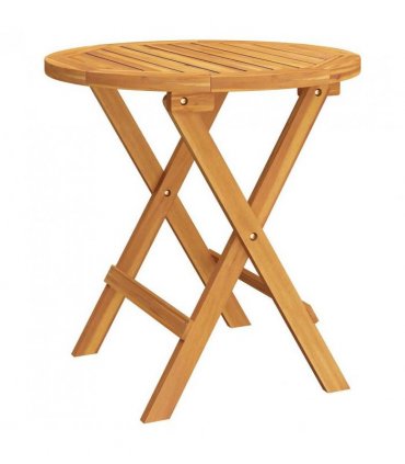vidaXL Bistro Table Ø46x47 cm Solid Wood Acacia