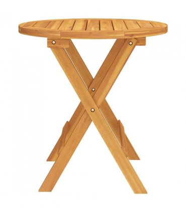 vidaXL Bistro Table Ø46x47 cm Solid Wood Acacia