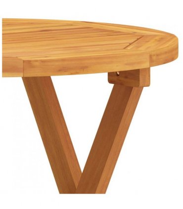vidaXL Bistro Table Ø46x47 cm Solid Wood Acacia