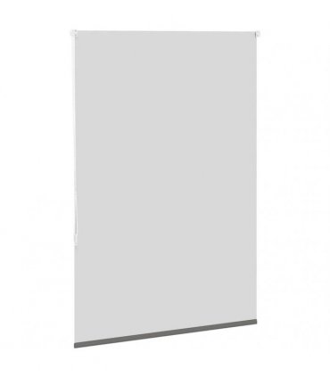 vidaXL Roller Blind Blackout Grey 105x130 cm Fabric Width 100.7 cm Polyester