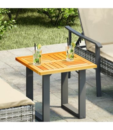 vidaXL Table Top 50x50x2 cm Square Solid Wood Acacia