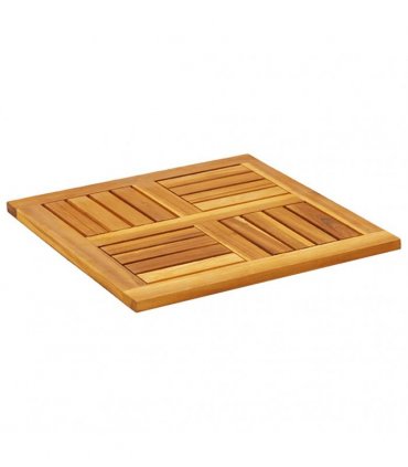 vidaXL Table Top 50x50x2 cm Square Solid Wood Acacia