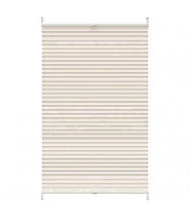 vidaXL Plisse Blind 80x125cm Cream