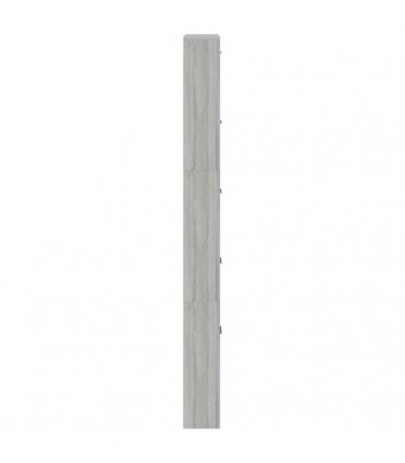vidaXL Shoe Cabinet Grey Sonoma 59x17x169 cm Engineered Wood