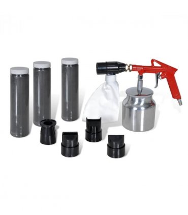 Air Sand Blasting Kit Sand & Nozzles Included
