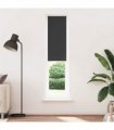 vidaXL Roller Blind Blackout Black 45x210 cm Fabric Width 40.7 cm Polyester