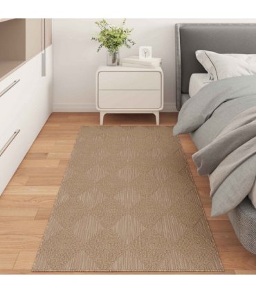 vidaXL Area Rugs Rectangular AGIRA Natural 200 x 80 cm Polyester