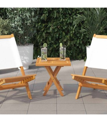 vidaXL Square Table Top 50x50x2.5 cm Solid Wood Teak