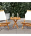 vidaXL Square Table Top 50x50x2.5 cm Solid Wood Teak