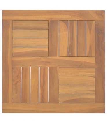 vidaXL Square Table Top 50x50x2.5 cm Solid Wood Teak