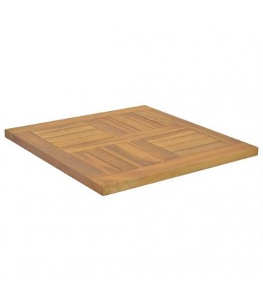 vidaXL Square Table Top 50x50x2.5 cm Solid Wood Teak