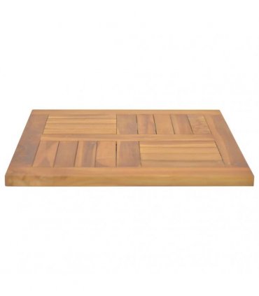 vidaXL Square Table Top 50x50x2.5 cm Solid Wood Teak