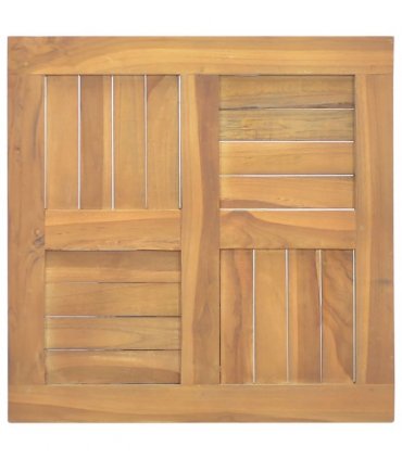 vidaXL Square Table Top 50x50x2.5 cm Solid Wood Teak