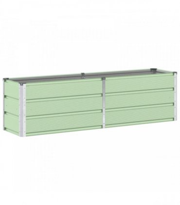 vidaXL Planter Green 160 x 40 x 45 cm Steel