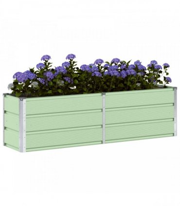 vidaXL Planter Green 160 x 40 x 45 cm Steel