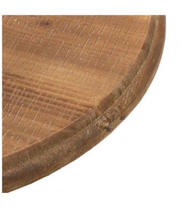 vidaXL End Table | Brown | Solid fir wood and steel | Small |  Simplistic