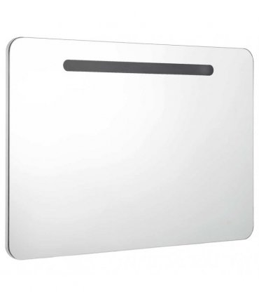 vidaXL LED Bathroom Mirror Cabinet 80x9.5x55 cm