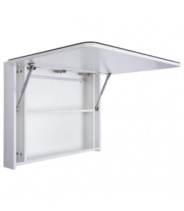 vidaXL LED Bathroom Mirror Cabinet 80x9.5x55 cm
