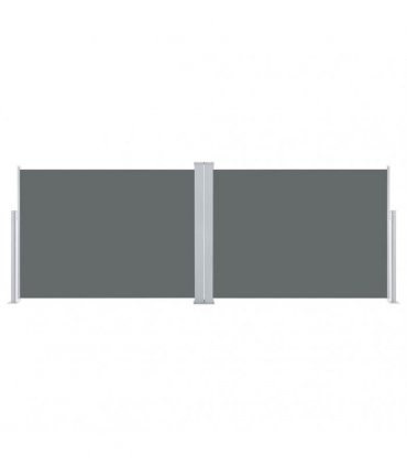 vidaXL Side Awning | Anthracite | Polyester with PU coating | 100x1000cm